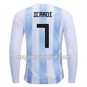 Completo Calcio Argentina Icardi 7 Divisa Prima Mondiali 2018 ML